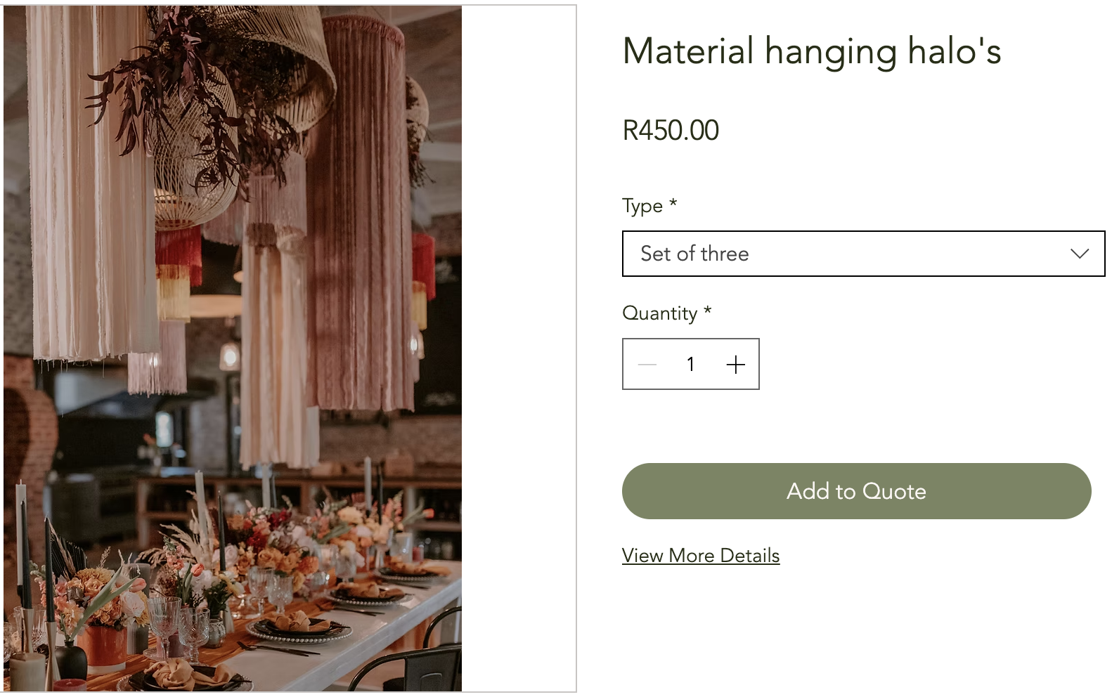 Belle Doux, decor & hire in Pretoria — photo 2