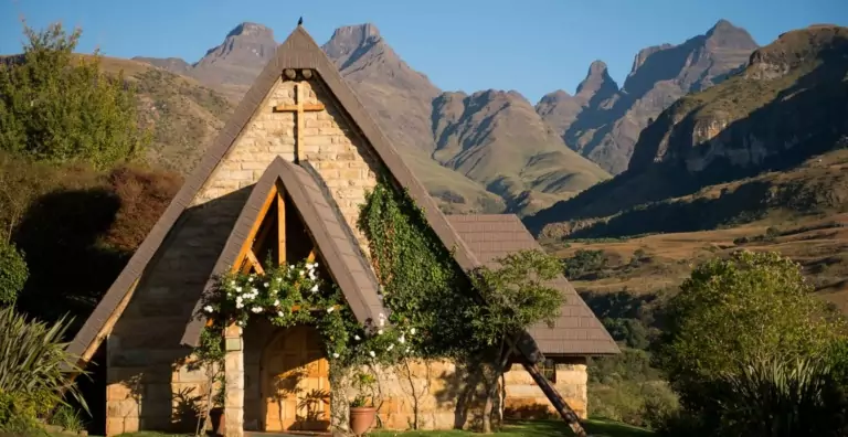 Cathedral Peak Hotel, venue in Central Drakensberg, Winterton