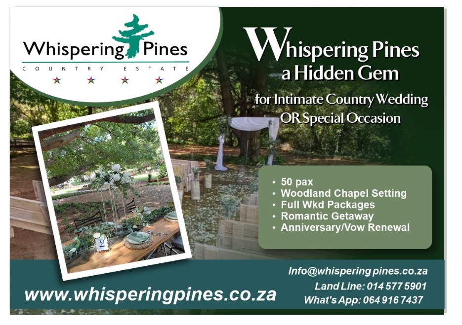 Whispering Pines Country Estate, venue in Magaliesburg